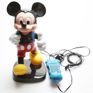 1986 Mickey Mouse Backpack Touchtone Phone Disney 80s Vintage